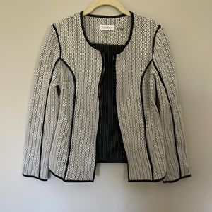 Calvin Klein • Black and White Blazer • Size Small
